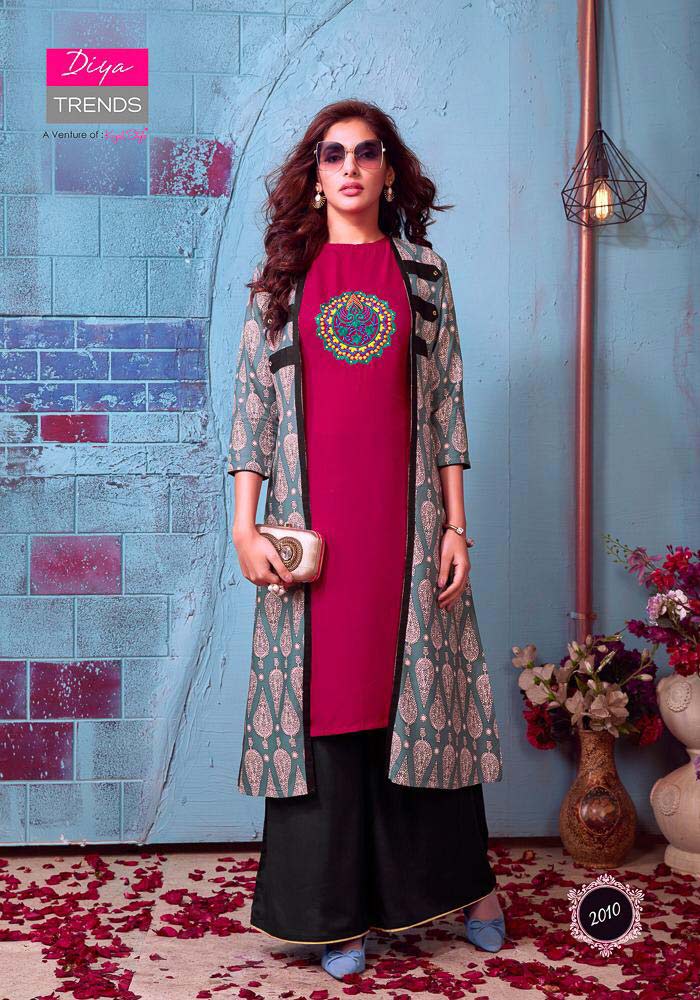 Globus City Vol-2 Diya Trends Rayon Wholesale Kurti Globus City Vol-2 Diya Trends Rayon Wholesale Kurti